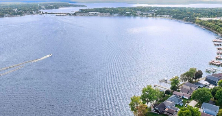 West Lake and East Lake Okoboji